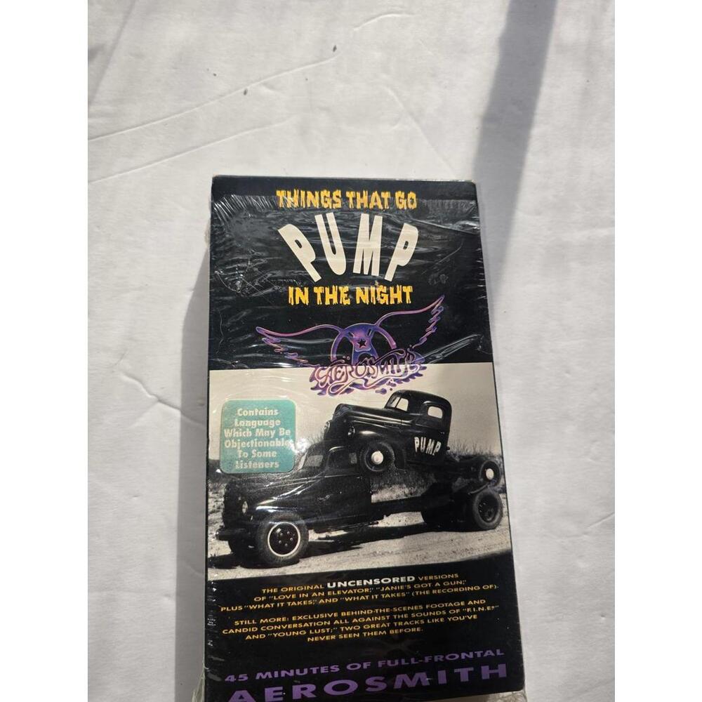 Aerosmith  Things That Go Pump in the Night VHS